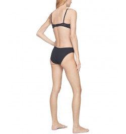 Women's Ribbed Bikini Black $9.69 Panty