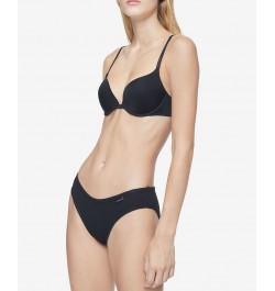 Women's Ribbed Bikini Black $9.69 Panty