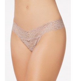 Sexy Must Have Sheer Lace Thong Underwear DMESLT Taupe (Nude 4) $8.91 Panty