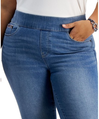 TH Flex Plus Size Gramercy Pull-On Skinny Jeans Chesapeake Wash $33.46 Jeans
