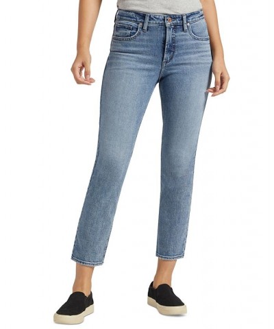 Women's Most Wanted Mid-Rise Straight-Leg Ankle Jeans Indigo $39.60 Jeans