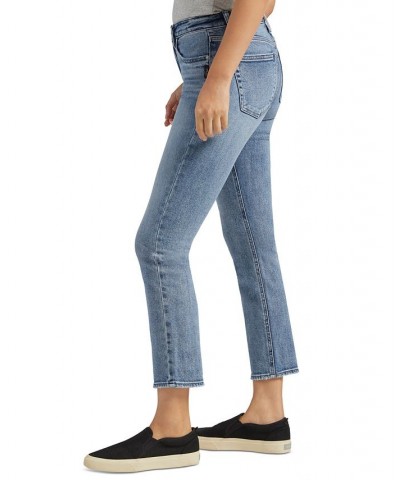 Women's Most Wanted Mid-Rise Straight-Leg Ankle Jeans Indigo $39.60 Jeans