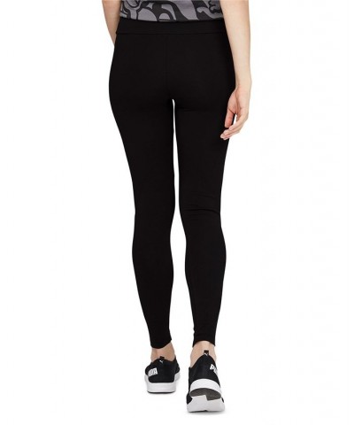Women's Power High-Rise Pull-On Logo Leggings Puma Black-puma White $19.69 Pants