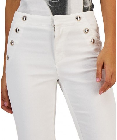Women's Lula Straight-Leg High-Rise Jeans Pure White $46.92 Jeans