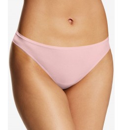 Women's Cotton Comfort Thong Underwear DMCOBK Sheer Pale Pink $8.75 Panty