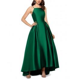 Satin Ballgown Green $67.89 Dresses