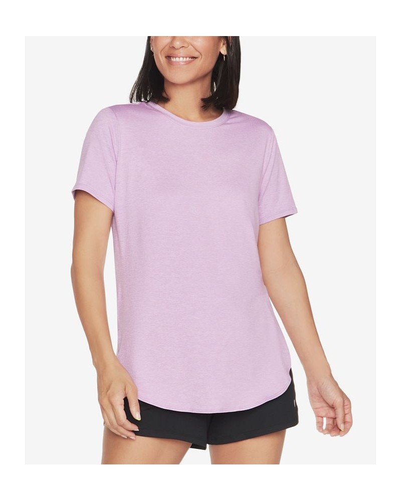 Women's GODRI Swift Tunic T-Shirt Light Pink $18.11 Tops
