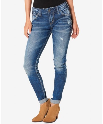 Mid Rise Girlfriend Jeans Indigo $52.00 Jeans