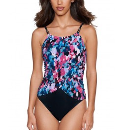 Women's Lisa Printed-Detail One-Piece Swimsuit Beachcombing $79.80 Swimsuits