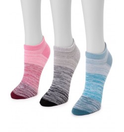 Women's 3 Pair Pack Ankle Sock Multi Marl $12.24 Socks