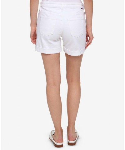 Women's TH Flex Cuffed Denim Shorts White $26.54 Shorts