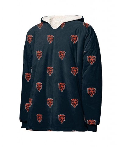 Women's Navy White Chicago Bears Repeat Print Reversible Hoodeez Navy, White $41.80 Sweatshirts