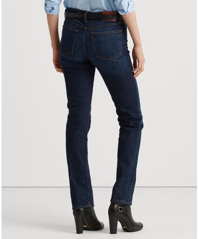 Petite Mid-Rise Straight Jean Petite & Petite Short Lengths Deep Royal $62.50 Jeans