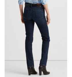 Petite Mid-Rise Straight Jean Petite & Petite Short Lengths Deep Royal $62.50 Jeans