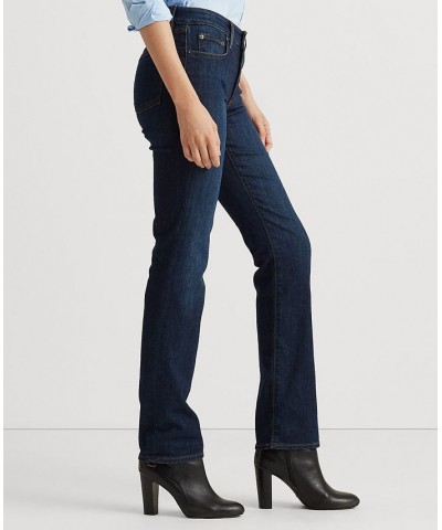 Petite Mid-Rise Straight Jean Petite & Petite Short Lengths Deep Royal $62.50 Jeans