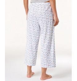 Women's Sleepwell Printed Knit Capri Pajama Pant Made with Temperature Regulating Technology Flamingo $19.20 Sleepwear