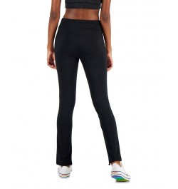 Women's Split-Front Leggings Deep Black $10.40 Pants