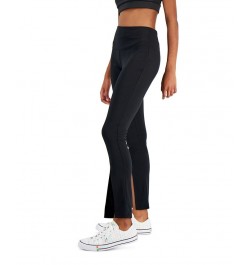 Women's Split-Front Leggings Deep Black $10.40 Pants