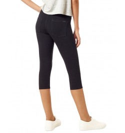 Women's Game Changing High-Rise Denim Capri Leggings Black $27.54 Pants