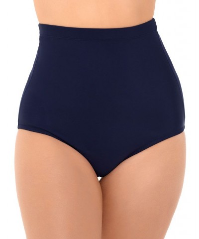 Women's Triple-Tier Tankini & Swim Skirt Bottom Navy $36.96 Swimsuits