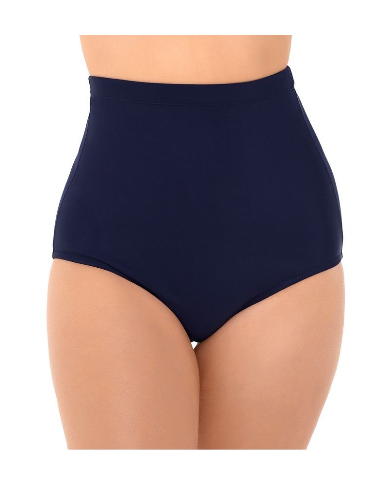 Women's Triple-Tier Tankini & Swim Skirt Bottom Navy $36.96 Swimsuits