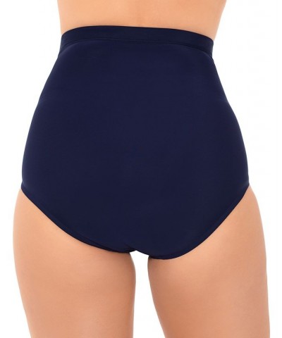 Women's Triple-Tier Tankini & Swim Skirt Bottom Navy $36.96 Swimsuits