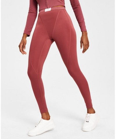 Style Not Size Women's and Plus Size Solid Leggings Purple $19.46 Pants