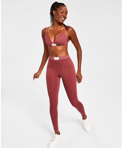 Style Not Size Women's and Plus Size Solid Leggings Purple $19.46 Pants