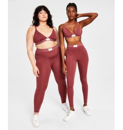 Style Not Size Women's and Plus Size Solid Leggings Purple $19.46 Pants