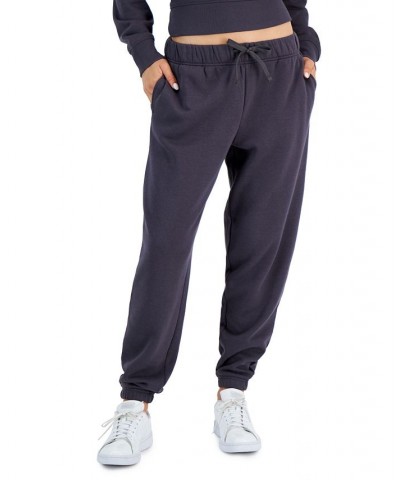 Petite Fleece Jogger Pants Gray $13.86 Pants