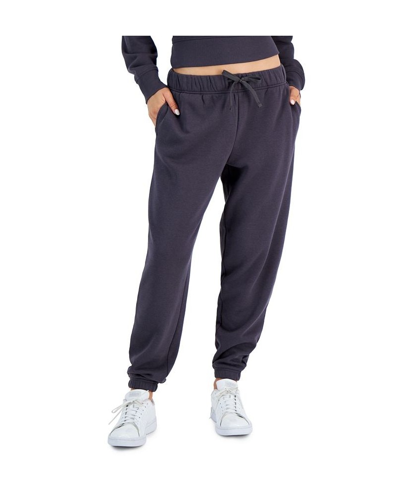 Petite Fleece Jogger Pants Gray $13.86 Pants