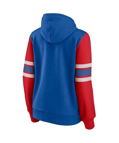 Women's Branded Royal Red Chicago Cubs Primary Script Full-Zip Hoodie Royal, Red $39.20 Sweatshirts