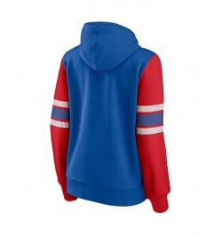 Women's Branded Royal Red Chicago Cubs Primary Script Full-Zip Hoodie Royal, Red $39.20 Sweatshirts