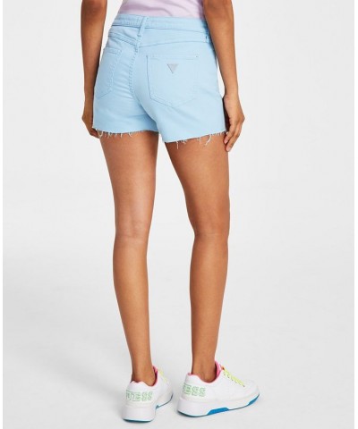 Women's 1981 Midi Jean Shorts Blue $35.60 Shorts