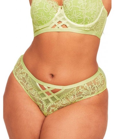 Diara Women's Plus-Size Hipster Panty Green $10.48 Panty