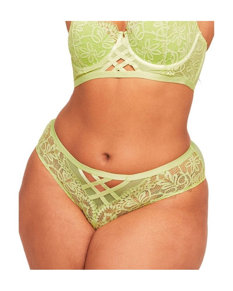 Diara Women's Plus-Size Hipster Panty Green $10.48 Panty