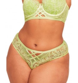 Diara Women's Plus-Size Hipster Panty Green $10.48 Panty