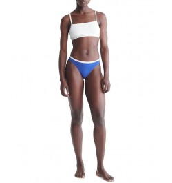 CK One Cotton Singles Bikini Underwear QD3785 Celmatis Blue $10.04 Panty