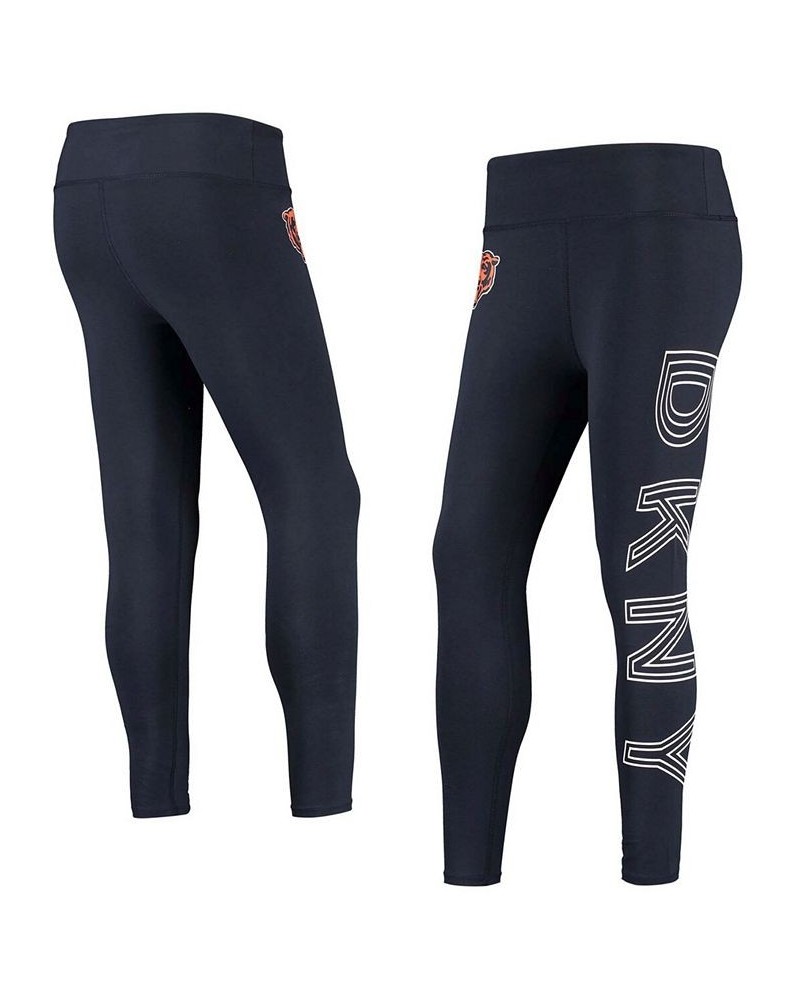 Women's Navy Chicago Bears Sami High Waisted Leggings Navy $25.20 Pants