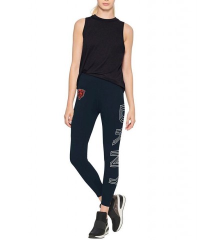 Women's Navy Chicago Bears Sami High Waisted Leggings Navy $25.20 Pants