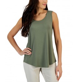 Scoop Neck Tank Top Tarnished Stem $10.49 Tops