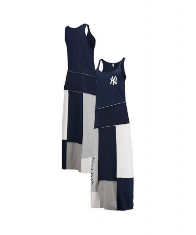 Women's Navy Gray New York Yankees Scoop Neck Maxi Dress Navy, Gray $46.43 Dresses