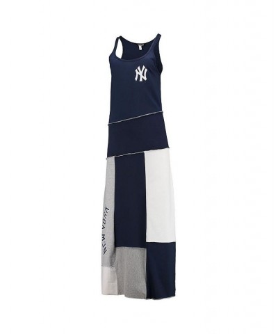 Women's Navy Gray New York Yankees Scoop Neck Maxi Dress Navy, Gray $46.43 Dresses