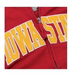 Women's Cardinal Iowa State Cyclones Arched Name Full-Zip Hoodie Cardinal $29.25 Sweatshirts