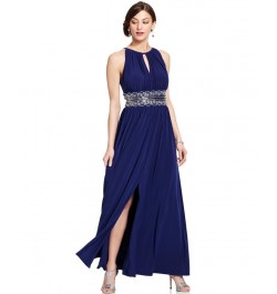 R&M Richards Petite Beaded Gown Royal Blue $52.89 Dresses