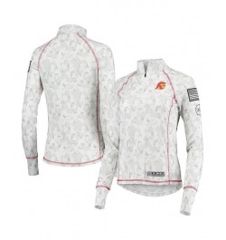 Women's White USC Trojans OHT Military-inspired Appreciation Officer Arctic Camo 1/4-zip Jacket White $28.04 Jackets