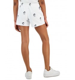 Juniors' Snoopy-Print Pull-On Shorts White $12.98 Shorts