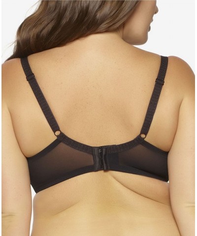 Dahlia Full Figure Geometric Lace Unlined Bra Black $19.02 Bras