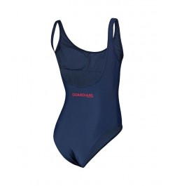 Women's Navy Cleveland Guardians Making Waves One-Piece Swimsuit Navy $22.54 Swimsuits