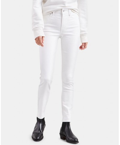 Women's 721 High-Rise Skinny Jeans Soft Clean White $33.60 Jeans